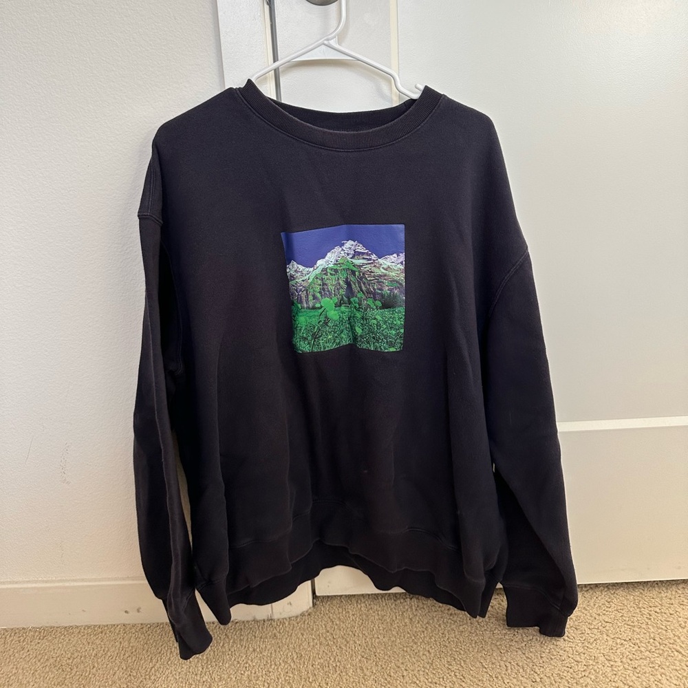 H&M Mountain Head for the Hills Navy Sweater - Picture 2 of 3